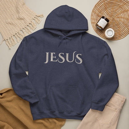 Jesus Hoodie — "What a Beautiful Name" Lyrics Typography