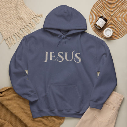 Jesus Hoodie — "What a Beautiful Name" Lyrics Typography