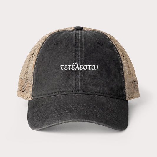 Women's Washed Mesh-Back Cap