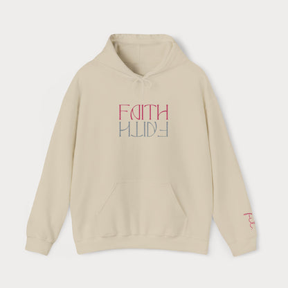 Faith Embroidered Christian Hoodie | Premium Sparkle Script Unisex Pullover