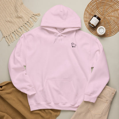 Psalm 23 Christian Hoodie – Minimalist Sheep DTG Faith Hoodie | Faith In Love