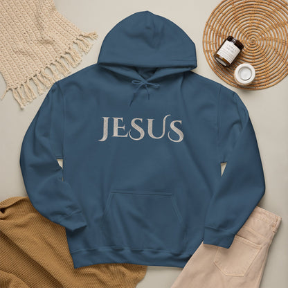 Jesus Hoodie — "What a Beautiful Name" Lyrics Typography