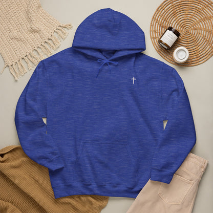 Believe Cross Hoodie — Minimal Christian Faith Sweatshirt
