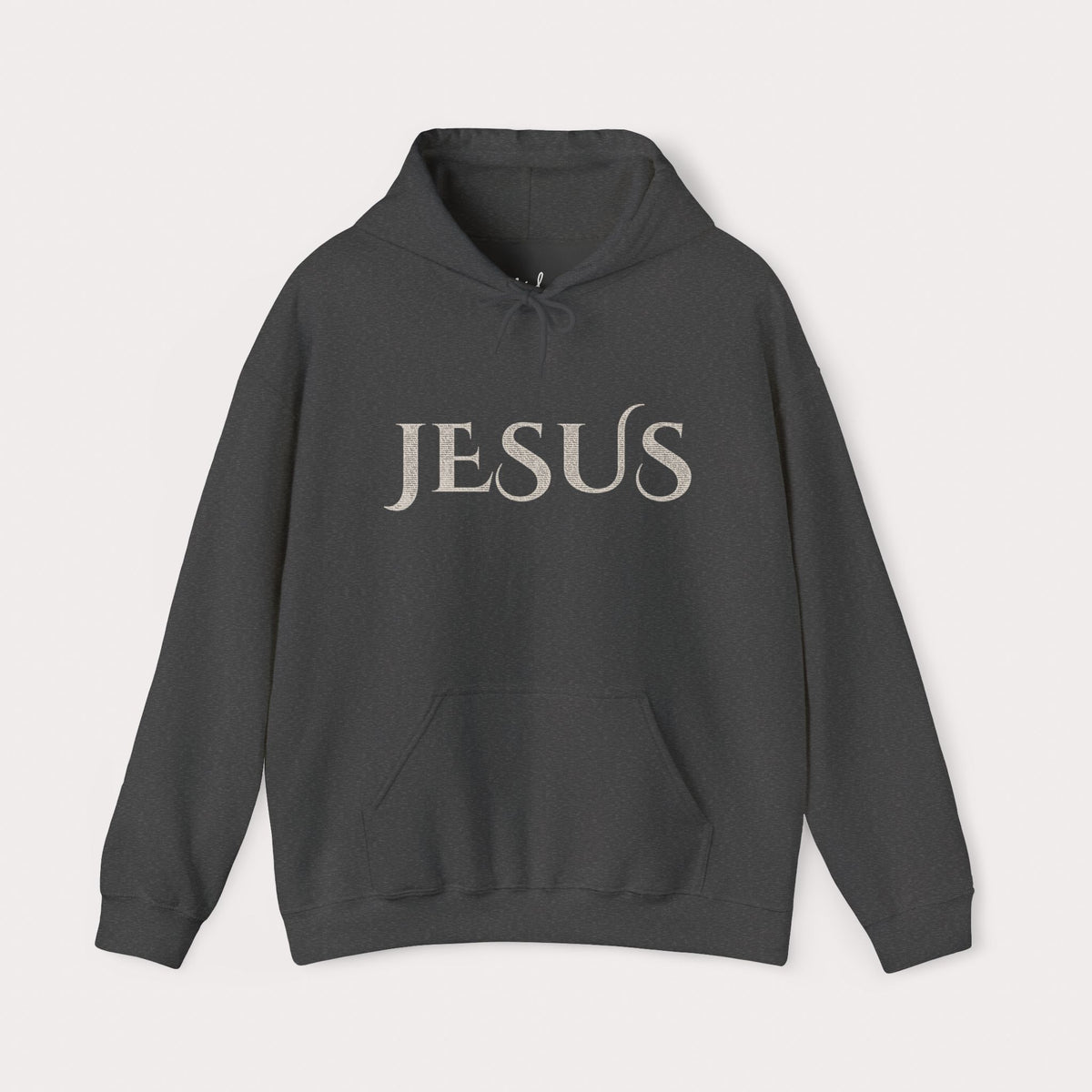 Jesus Hoodie — "What a Beautiful Name" Lyrics Typography