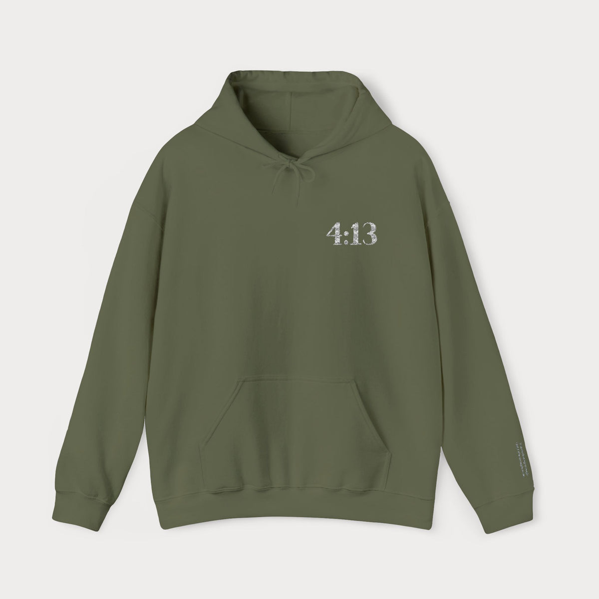 Philippians 4:13 Embroidered Christian Hoodie | Premium Unisex Faith Pullover