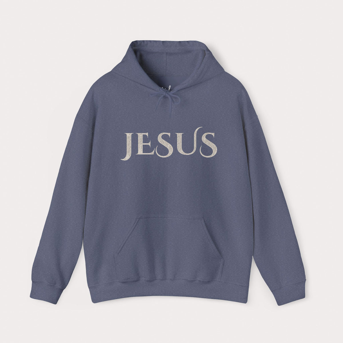 Jesus Hoodie — "What a Beautiful Name" Lyrics Typography