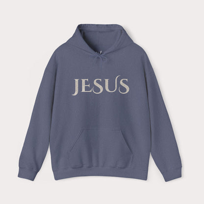 Jesus Hoodie — "What a Beautiful Name" Lyrics Typography
