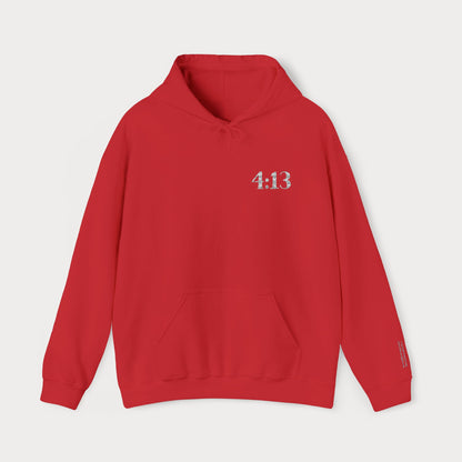 Philippians 4:13 Embroidered Christian Hoodie | Premium Unisex Faith Pullover