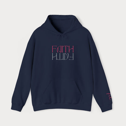 Faith Embroidered Christian Hoodie | Premium Sparkle Script Unisex Pullover