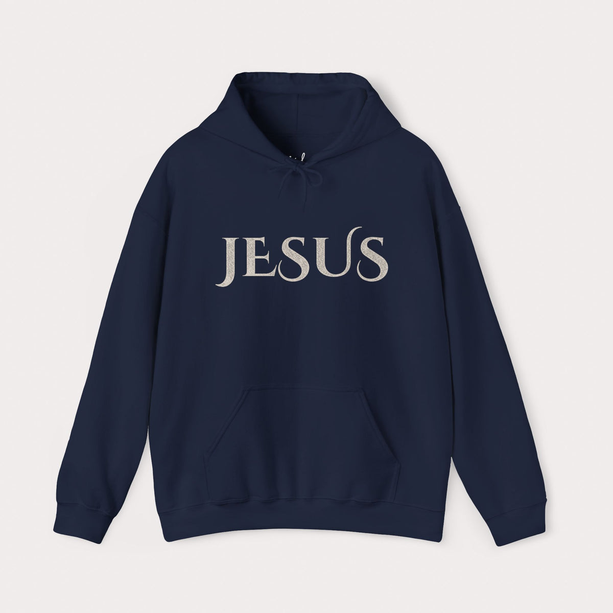Jesus Hoodie — "What a Beautiful Name" Lyrics Typography