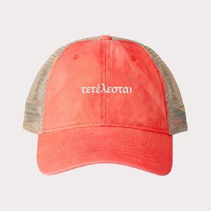 Women's Washed Mesh-Back Cap