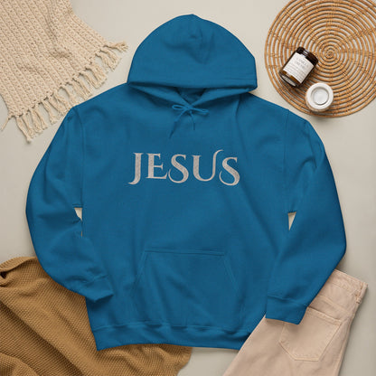 Jesus Hoodie — "What a Beautiful Name" Lyrics Typography