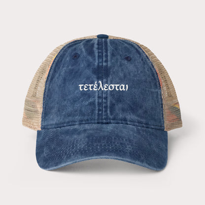 Women's Washed Mesh-Back Cap