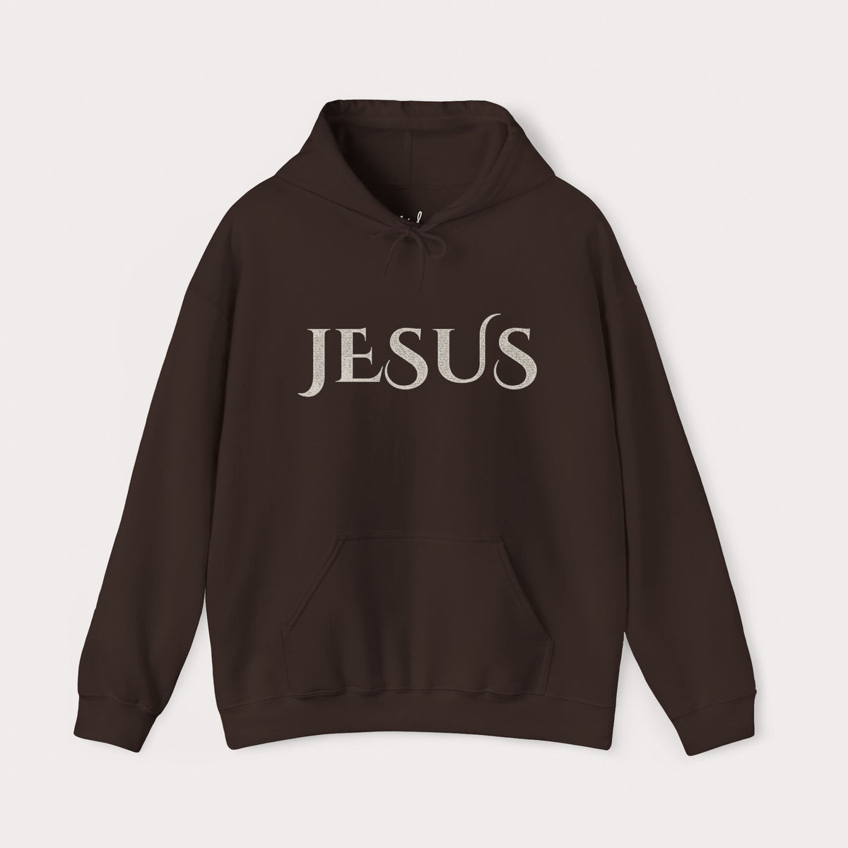 Jesus Hoodie — "What a Beautiful Name" Lyrics Typography