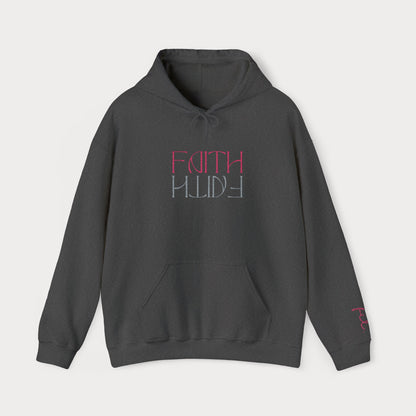 Faith Embroidered Christian Hoodie | Premium Sparkle Script Unisex Pullover