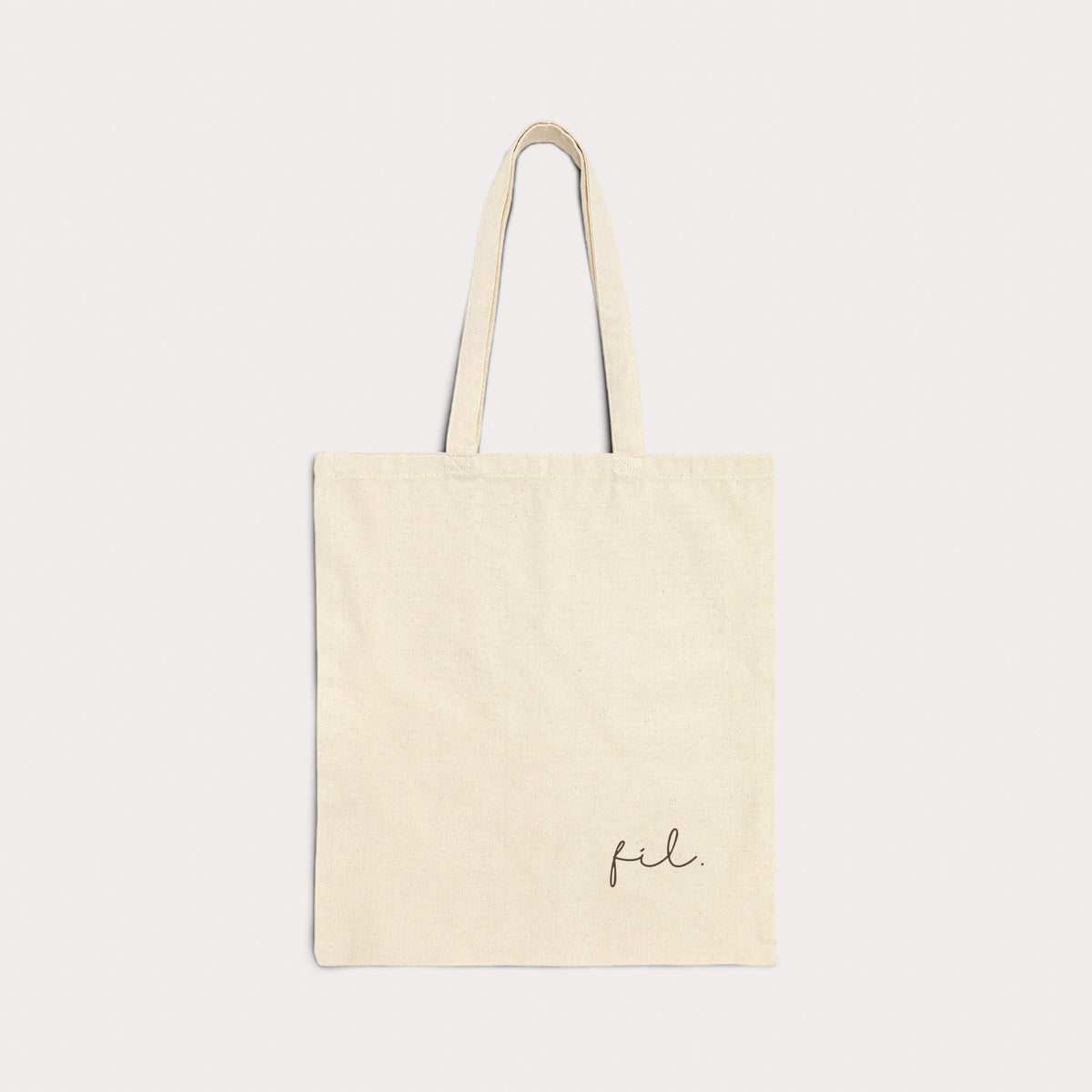 Walk By Faith Cotton Canvas Tote — Minimal Inspirational Scripture Tote