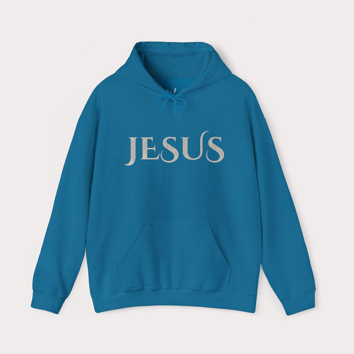Jesus Hoodie — "What a Beautiful Name" Lyrics Typography