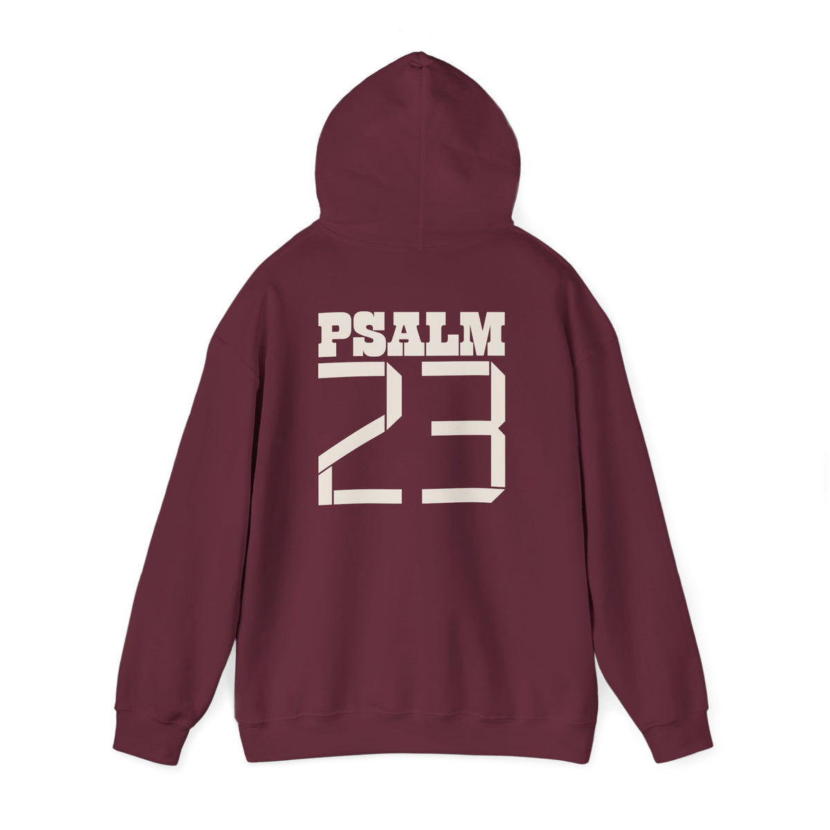 Psalm 23 Christian Hoodie – Minimalist Sheep DTG Faith Hoodie | Faith In Love
