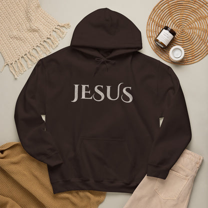Jesus Hoodie — "What a Beautiful Name" Lyrics Typography