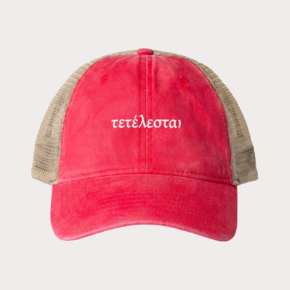Women's Washed Mesh-Back Cap