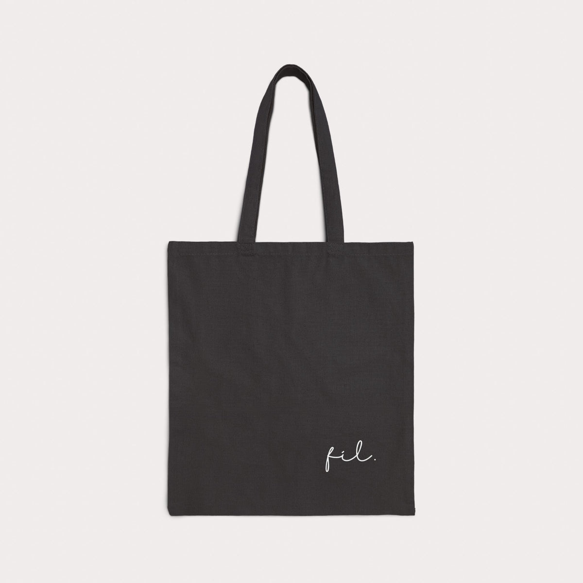 Walk By Faith Cotton Canvas Tote — Minimal Inspirational Scripture Tote