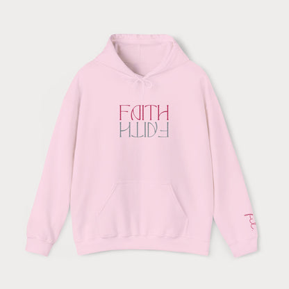 Faith Embroidered Christian Hoodie | Premium Sparkle Script Unisex Pullover