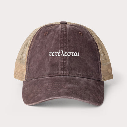 Women's Washed Mesh-Back Cap
